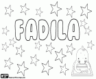 Fadila, Name arabischen Ursprungs. Fadila, Variante von Fasheela und Fazila. Es ist das weibliche Fadil, seine Bedeutung ist tugendhaft