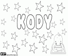 Kody, unisex Name, Variante von Cody, englisch, irisch und schottisch, gälisch Ursprungsnamen