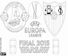 Dnipro Dnipropetrovsk-FC Sevilla. Finale der Europa League 2014-2015 bei der Polen-Nationalstadion, Stadion Narodowy, in Warschau, 27. Mai 2015