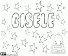 Gisele, Namen für Mädchen von germanischen Ursprungs. Gisele, Variante von Giselle und Gisela