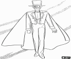 Der Held Tuxedo Mask, Mamoru Chiba, der eleganten maskierte Gentleman von SailorMoon