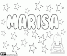 Marisa, Namen für Mädchen mit unterschiedlicher Herkunft. Marisa, Namen in Englisch, Spanisch, Portugiesisch und Italienisch. Marisa und Marissa, Name lateinischen Ursprungs, die aus Maris was bedeutet "des Meeres". Marisa dient auch als Varianten von Namen Verbindungen wie María Isabel und Maria Luisa
