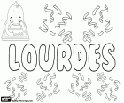 Lourdes, Namen für Mädchen französischer Herkunft. Lourdes, Name, von kommt, der unserer Dame von Lourdes