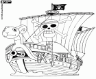 Das erste Boot Luffy und Stroh Hut Piraten ist die Karavelle, genannt Going Merry