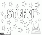 Steffi Steffie-Variante. Beide sind Diminutive von Stefanie oder Stephanie, deren Namen in deutscher Sprache