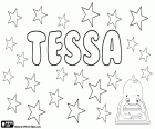 Tessa, Tess und Tessie sind Diminutive Theresia in Englisch