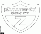 Wappen der Club de Fútbol Zacatepec Siglo XXI, mexikanischer Fußballverein aus der Stadt gleichen Namens in den Bundesstaat Morelos