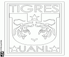 Abzeichen des Club de Fútbol Tigres De La Universidad Autónoma de Nuevo León, Tigres UANL, ein mexikanischer Fußballverein