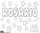 Rosario, weiblicher Vorname in Spanisch und Portugiesisch. Rosario, Name, von der Marienverehrung kommt, abgeleitet vom lateinischen Wort Rosarium. Rosario, männlicher Vorname in Italienisch