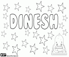 Dinesh, Namen mit hinduistischen und Sanskrit-Ursprung, seine Bedeutung ist der Herr des Tages. Dinesh, Namen für Jungen in Indien, Sri Lanka und Nepal verwendet