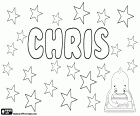 Chris, abgekürzte Form des englischen Namen für Jungen wie Christopher und Christian. Chris wird auch als Abkürzung für die weiblichen Namen Christina und Christine verwendet.