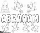 Abraham, Namen für Jungen in vielen Sprachen. Abraham, Vorname hebräischen Ursprungs, abgeleitet von Avraham, d. Vater vieler, Name der biblischen Tradition, Name des Patriarchen Abraham
