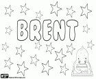 Brent, männlicher Vorname englischer Herkunft. Brent, auch als eine Verkleinerungsform von Brenton verwendet. Brent, ein englischer Nachname mit mehreren möglichen Ursprünge