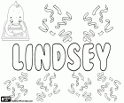 Lindsey, für Mädchen und junge, ist auch ein Familienname. Lindsey, Name englischer Herkunft, Variante von Lindsay, stammt aus einer alten englischen Ortsname