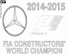 Das Team Mercedes AMG Petronas Formula One Team ist der Champion in der Weltmeisterschaft der Formel 1 2015 Konstruktoren. Das deutsche Team Mercedes gewinnt die Meisterschaft zum zweiten Mal in Folge Mal den Titel 2014 zu wiederholen. Die Scuderia-Fahrer sind Nico Rosberg und Lewis Hamilton