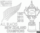 Die Nationalmannschaft Neuseelands Rugby, die All Blacks sind die Meisters der Weltmeisterschaft Rugby 2015 wiederholen den Titel 2011. Neuseeland im Finale gegen Australien gespielt hat und das Ergebnis hat 34-17. Der Spieler Dan Carter wurde in seiner letzten Teilnahme mit den AllBlacks den Mann des Spiels gewählt. Neuseeland ist der ersten drei Mal Meister der Rugby-WM, Web Ellis Cup: 1987, 2011 und 2015