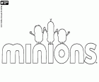 Das Logo der Film-Animation Minions