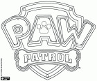 Das original in Englisch in der Animation-Serie Paw Patrol-logo