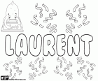 Laurent, männlicher Vorname in Französisch, abgeleitet aus dem lateinischen Beinamen Laurentis