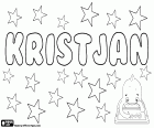 Kristjan, Namen für Jungen in Estnisch und Slowenisch, Name lateinischen Ursprungs, abgeleitet von Christianus, entspricht Christian