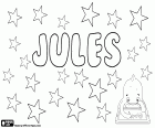 Jules, französischer Name für Jungen, Name lateinischen Ursprungs, abgeleitet von Iulius. Jules dient auch als eine Verkleinerungsform von Julian und Julia, bzw. männlichen und weiblichen Namen, Varianten des englischen namens Julius