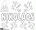Nikolaos, griechische Name für junge, beliebte Namen in Griechenland und Zypern. Nikolaos, Variante von Nikolas, Nikolaus und Nikolos