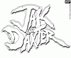 Das Logo der Jak and Daxter, der Serie von Videospielen der Plattformspiele erstellt von Naughty Dog