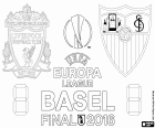 Liverpool gegen Sevilla. Das Finale der Europa League 2015-2016 im Stadion St. Jakob-Park in Basel, Schweiz, 18. Mai 2016