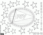 PSV Eindhoven, Champion der Eredivisie 2015-2016, überprüft den Titel aus der Vorsaison in der Haupt-Liga des Fußballs in den Niederlanden