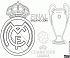 Real Madrid ist der Meister der UEFA Champions League 2015-2016. Im Finale von Mailand hat Atletico de Madrid im Elfmeterschießen besiegte. Das Spiel endete mit dem Score von 1: 1. Real Madrid ging voran durch ein Tor von Sergio Ramos in der ersten Hälfte und Atletico Madrid zog durch ein Tor von Jannik Carrasco im zweiten Teil