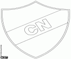 Schild des Club Nacional, ein Fußballverein in Asuncion, der Hauptstadt von Paraguay