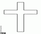 Das christliche Kreuz ist das wichtigste und beliebteste Christentum Symbol. Das Kruzifix der christlichen Tradition ist ein lateinisches Kreuz