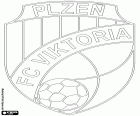 Logo des FC Viktoria Plzeň, Fußballverein der Stadt von Pilsen, Tschechische Republik