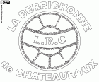 Logo der La Berrichonne de Châteauroux, LB Châteauroux, Sportverein in Châteauroux, Stadt in der Mitte Frankreichs