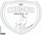 Emblem der Chamois Niortais Football club, bekannt als Les Chamois, Gämse, Fußball-Club von Niort, Stadt des Deux-Sèvres in Mitte-Westen Frankreichs