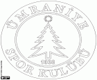 Emblem Umraniyespor, Fußballclub des Umraniye, einem großen Bezirk von Istanbul befindet sich auf der asiatischen Seite der Stadt