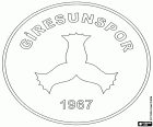 Schild von Giresun Spor Klubu, Giresunspor, Fußballverein in der Stadt Giresun, Hauptstadt der Provinz mit dem gleichen Namen in der Schwarzmeer-region