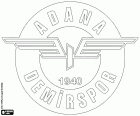 Logo von Adana Demir Spor Kulübü, Sportverein von Adana, Hauptstadt der gleichnamigen Provinz, Großstadt mit Flusshafen im Süden Anatoliens. Adana ist die fünftgrößte Stadt der Türkei, befindet sich nahe dem Mittelmeer