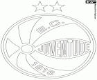 Logo der Esporte Clube Juventude, Fußball-Club von Caxias Sul, Stadt des Staates Rio Grande do Sul, im Süden von Brasilien