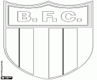 Abzeichen der Botafogo Futebol Clube, Botafogo von Ribeirão Preto, Fußballverein mit Sitz in dieser Stadt aus dem Inneren der Bundesstaat São Paulo, Brasilien