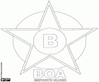 Emblem der Boa Esporte Clube, Sportverein mit Sitz in Varginha, Gemeinde Bundesstaat Minas Gerais, Südosten Brasiliens