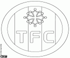 Emblem von Toulouse Football Club, TFC, Fußballverein in Toulouse, Stadt im Süden Frankreichs und Hauptstadt des Departements Haute-Garonne