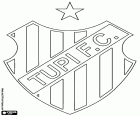 Abzeichen der Tupi Football Club, Fußballverein in Juiz De Fora, Stadt Minas Gerais im Südosten Brasiliens