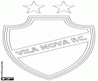 Logo von Vila Nova Futebol Clube, Fußballverein in der Stadt Goiânia, der Hauptstadt des Bundesstaates Goiás in der Mitte-West-Region von Brasilien