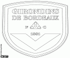 Logo der Football Club des Girondins de Bordeaux, Fußballverein mit Sitz in Bordeaux, Stadt im Südwesten Frankreichs und Hauptstadt der Region Aquitaine