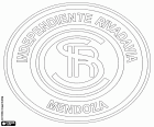 Logo des Club Sportivo Independiente Rivadavia, Fußballverein in Mendoza, Stadt in westlich von Argentinien und Hauptstadt der Provinz mit dem gleichen Namen