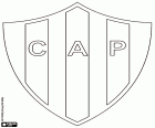 Emblem der Club Atlético Paraná, Fußballverein in Paraná, Stadt an den Ufern des Flusses Paraná und Hauptstadt der Provinz Entre Ríos