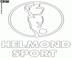 Logo von Helmond Sport, Fußballverein in Helmond, Stadt im Süden von Holland, in der Provinz Nord-Brabant