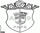 Emblem der Associação Desportiva de Fafe, AD Fafe, Fußballverein in Fafe, Stadt im Nordwesten von Portugal im Distrikt Braga