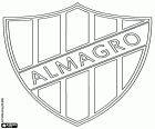 Schild des Club Almagro, Fußballverein in Almagro, einem Viertel von der argentinischen Hauptstadt Buenos Aires
